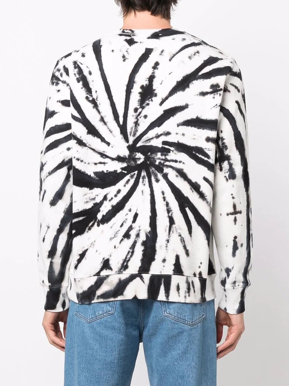 tie-dye organic-cotton sweatshirt - 5