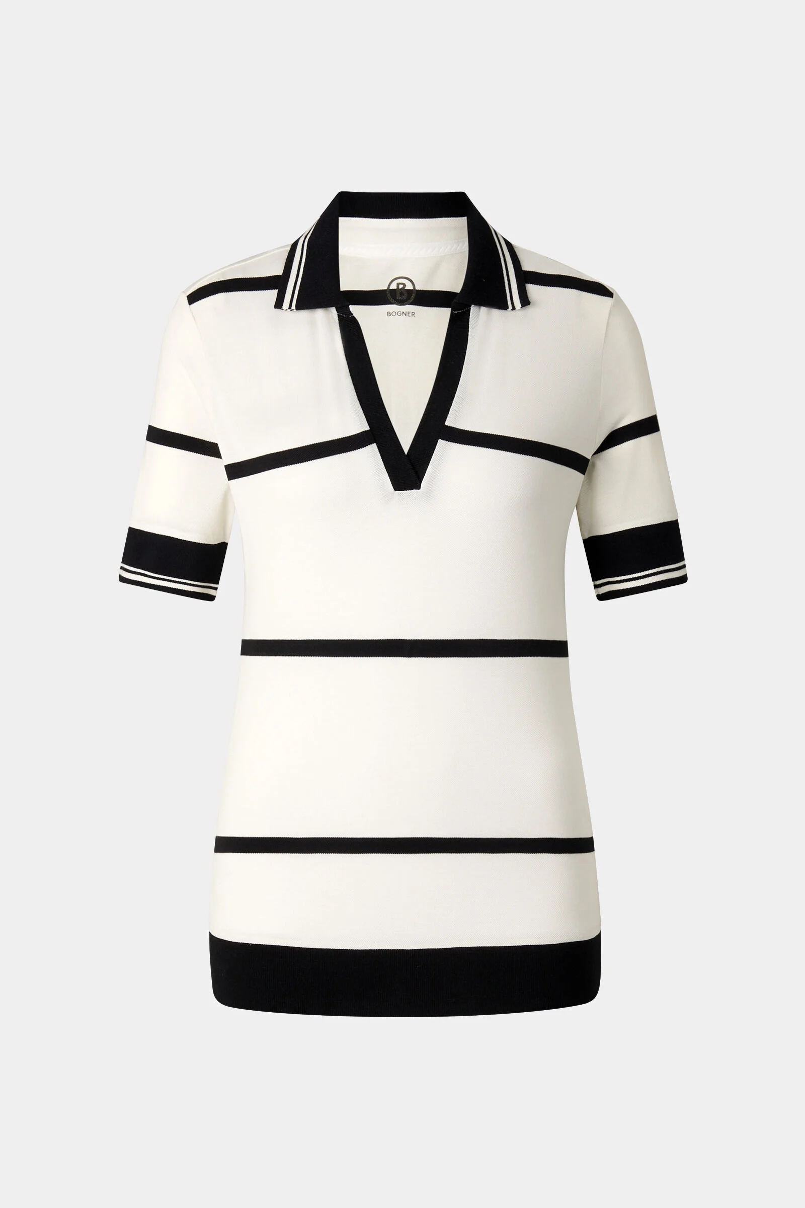 Jessi polo shirt in Off-white/black - 1