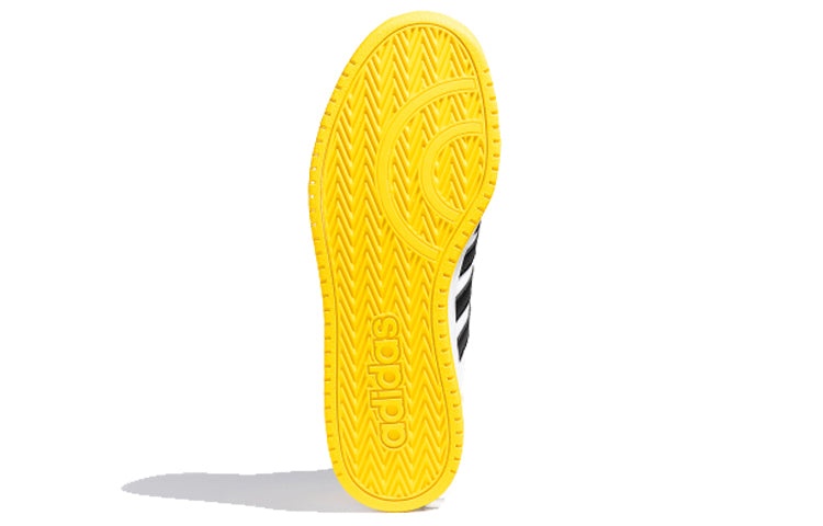 adidas neo Hoops 2.0 'Black White Yellow' FW5993 - 6