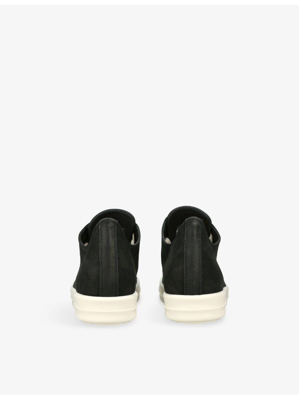 Low Lace-Up Leather Trainers - 4