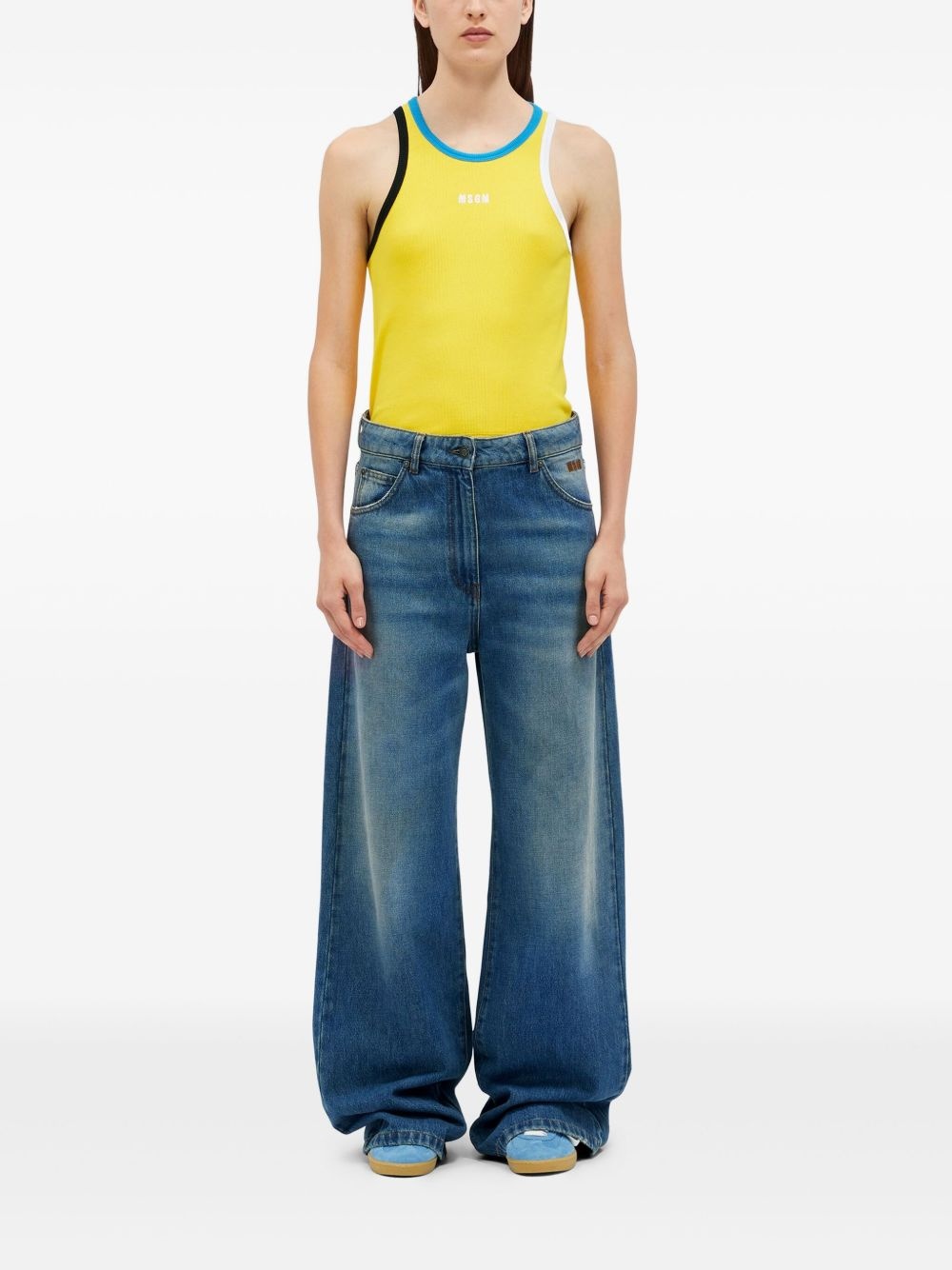 wide-leg jeans - 2