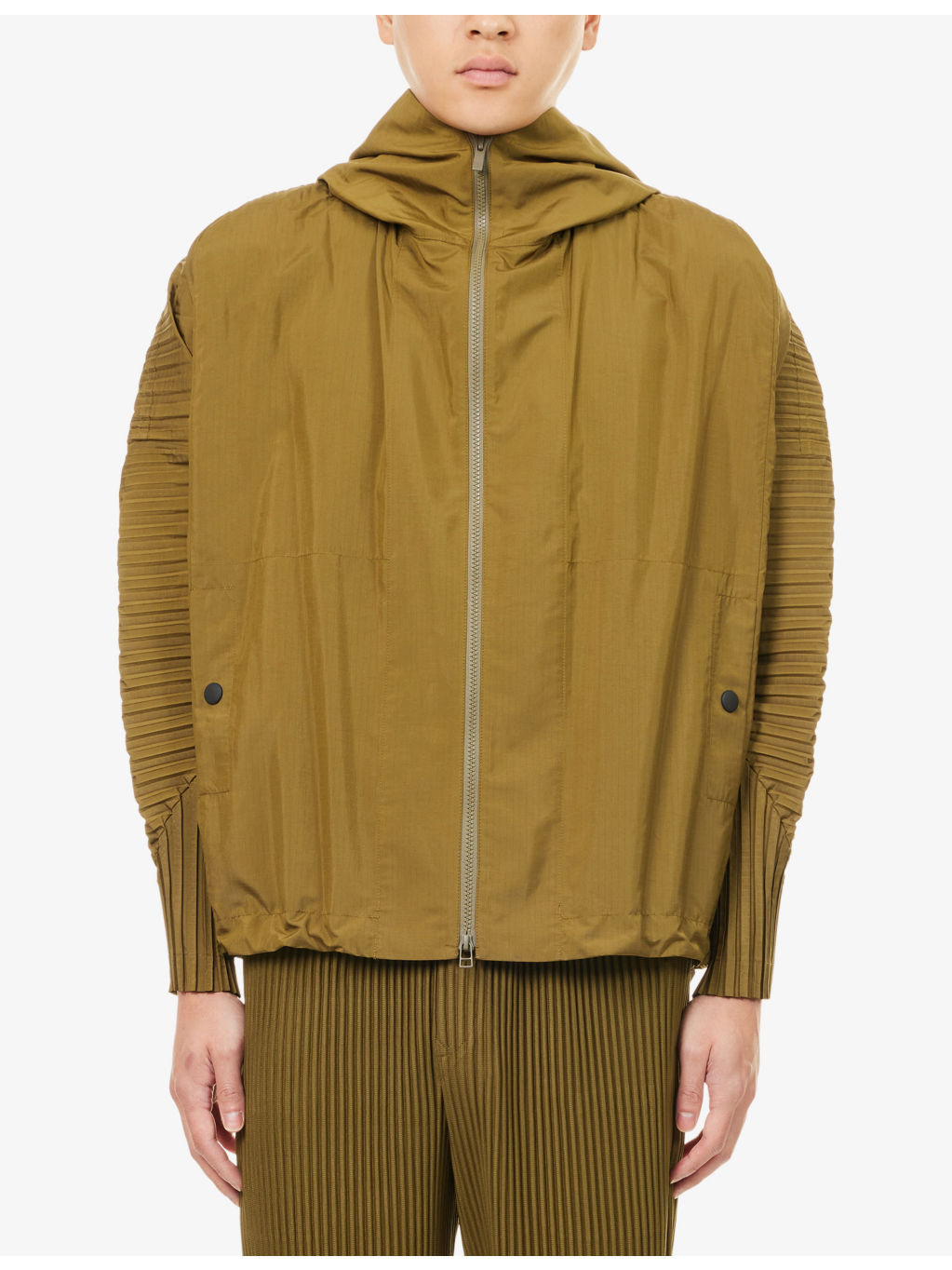 Cascade Pleated Shell Jacket - 3