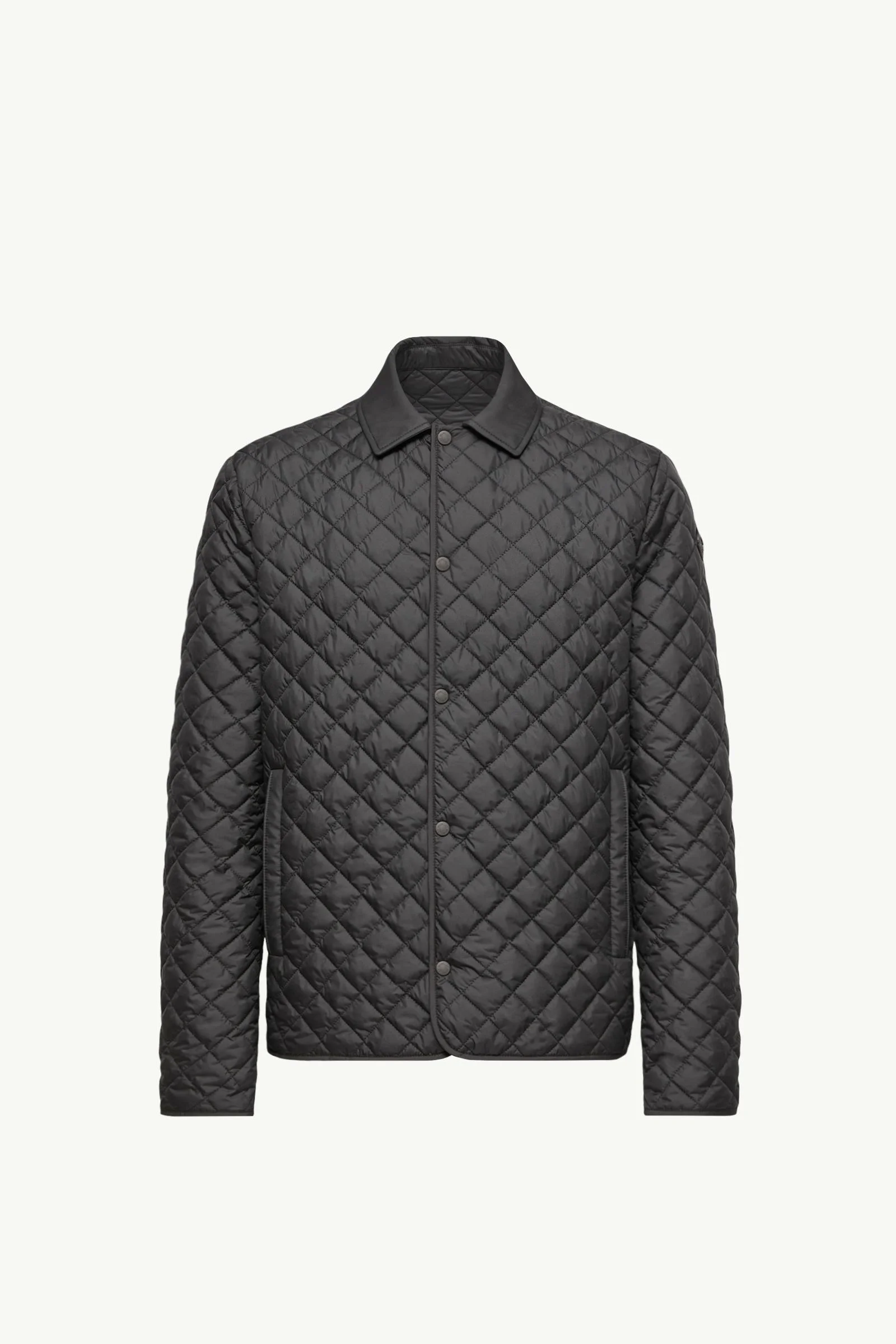 Avrelie Diamond Quilted Padded Shirt Jacket - 1
