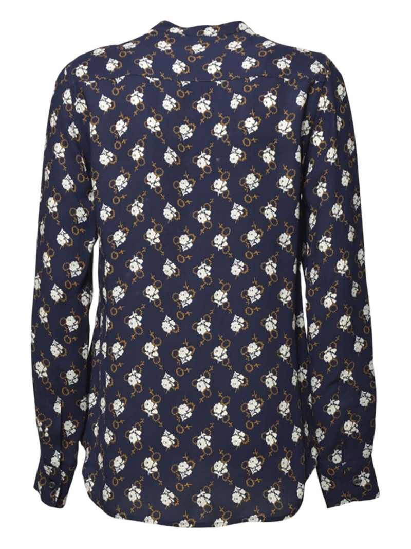 Aspesi floral-print button-up shirt outlook