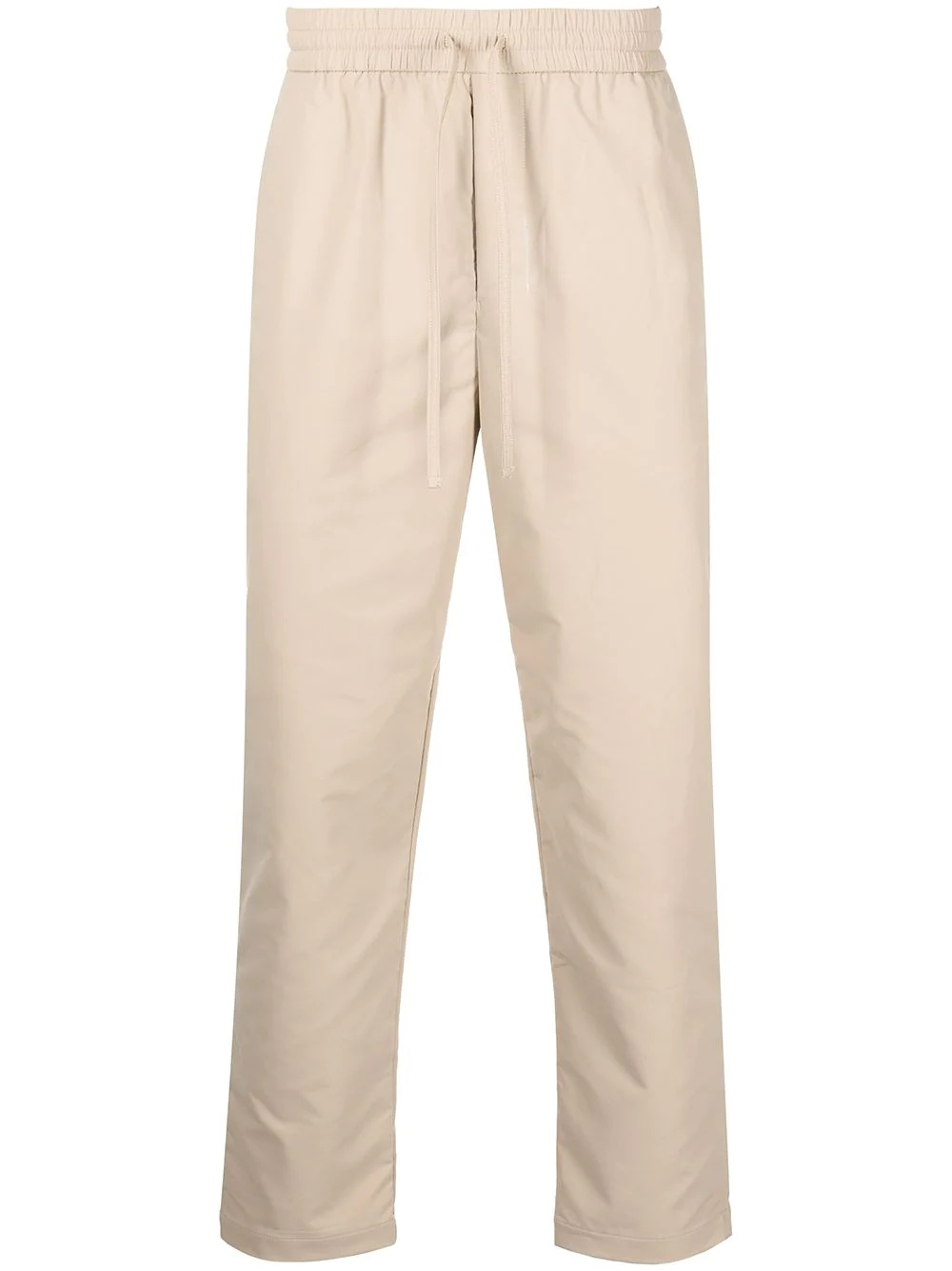 Kickin It drawstring straight-leg trousers - 1