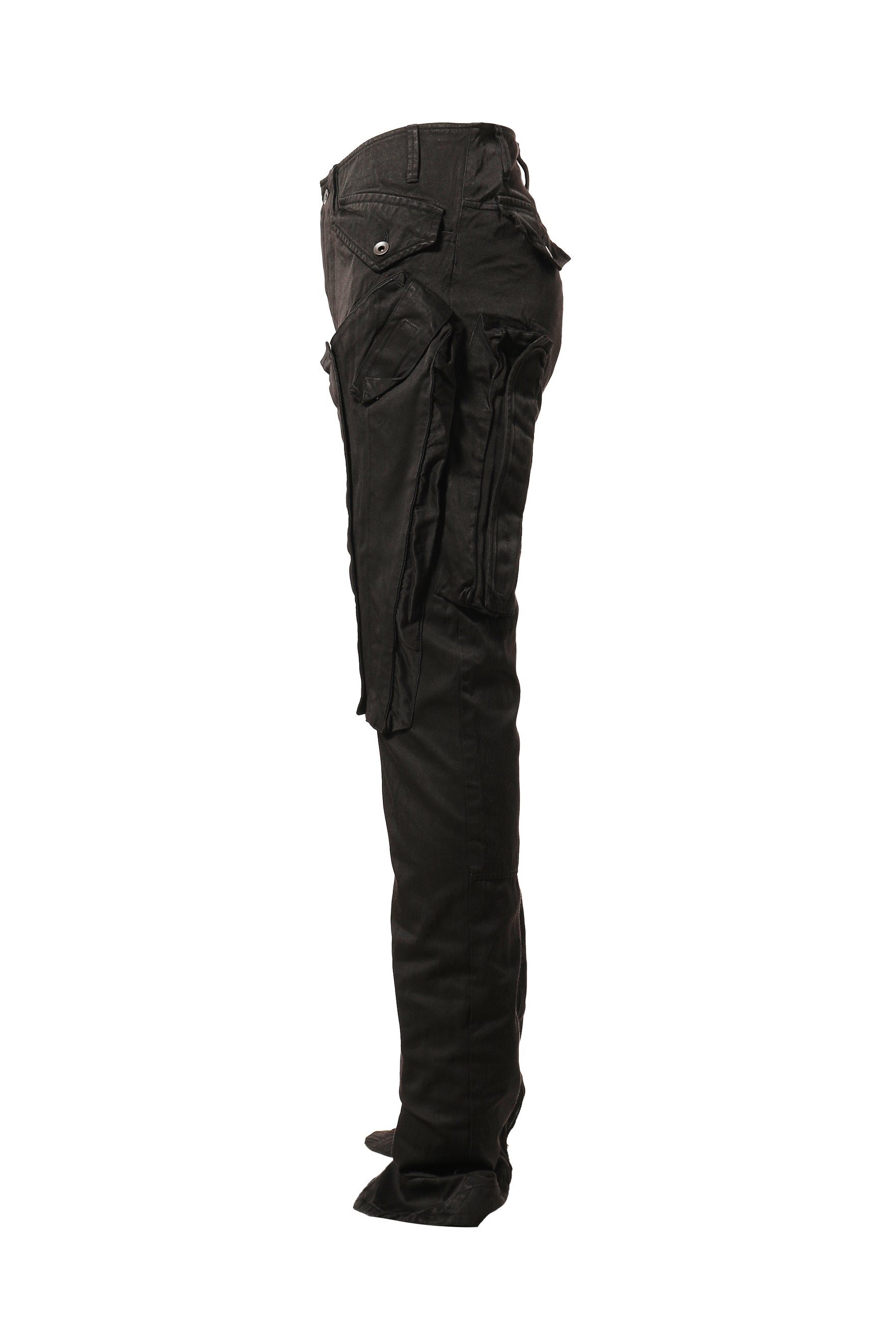 VIRTICAL GASMASK CARGO PANTS / BLK - 3