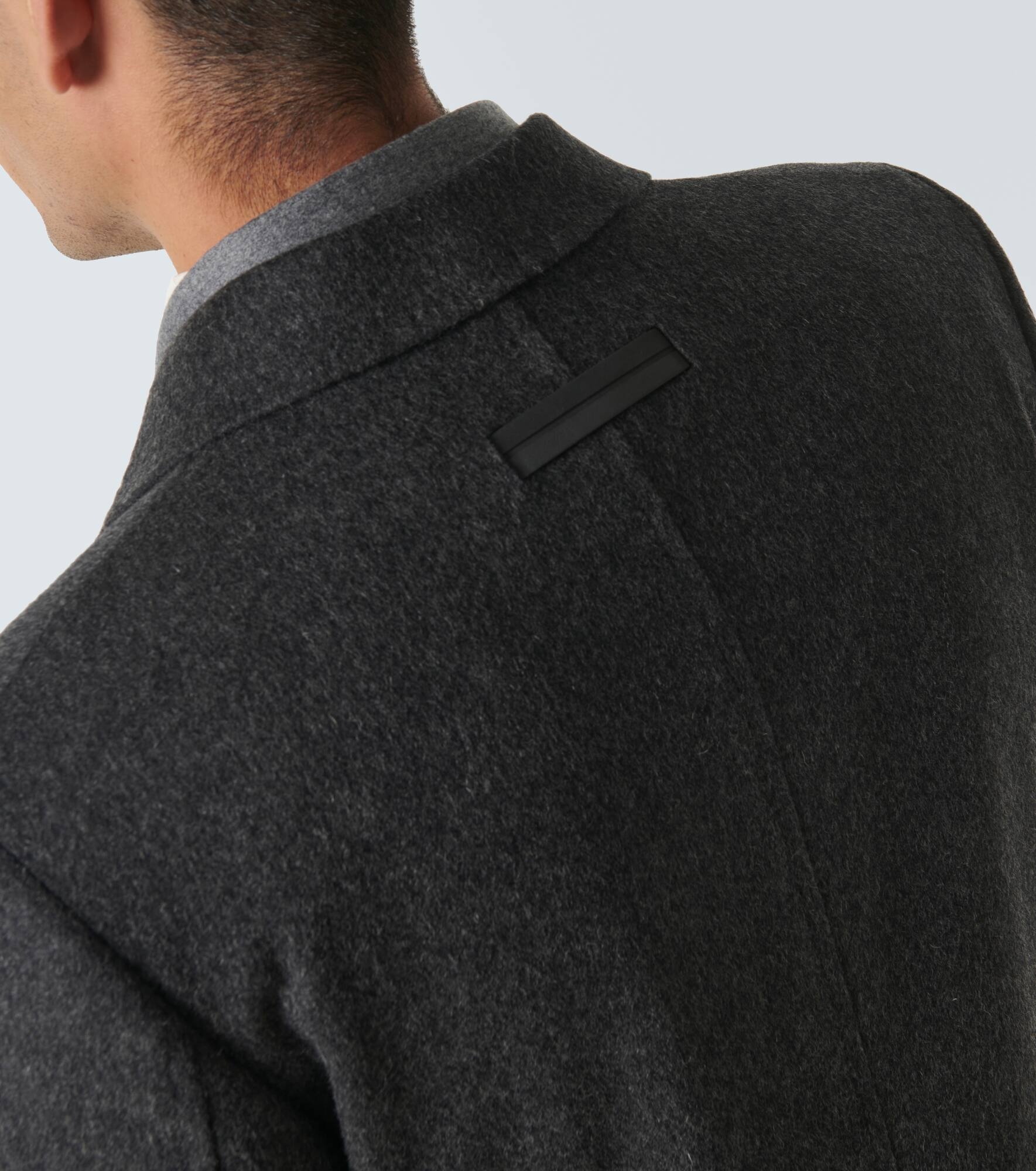 Wool and cashmere-blend coat - 6