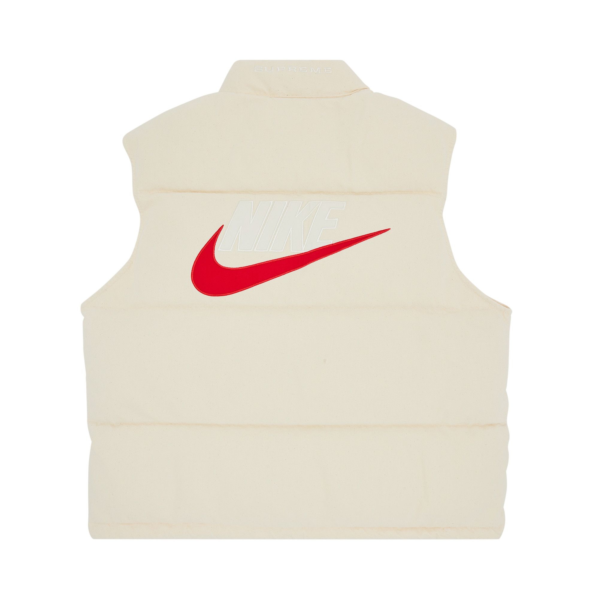 Supreme x Nike Denim Puffer Vest 'Natural' - 2