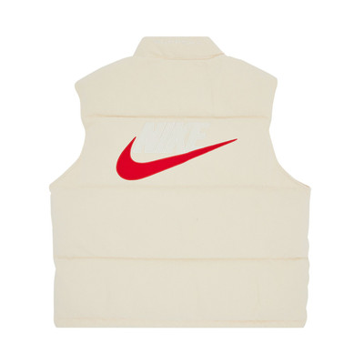 Supreme Supreme x Nike Denim Puffer Vest 'Natural' outlook