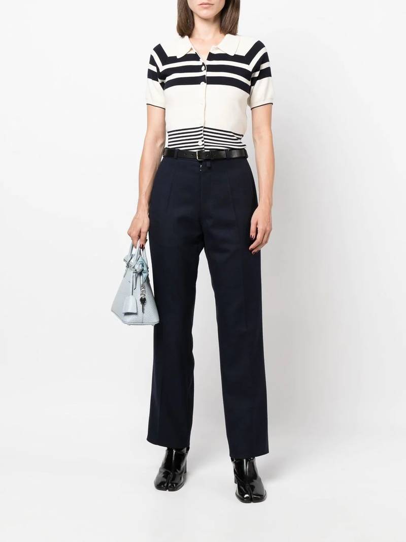 Maison Margiela four-stitch wool trousers outlook