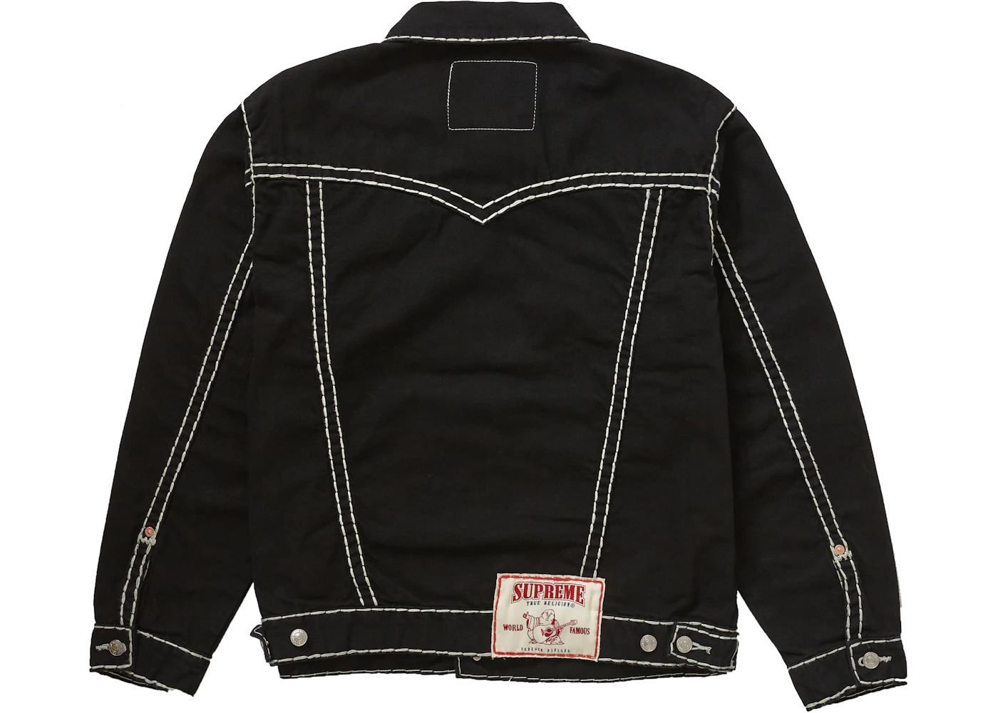 Supreme True Religion Denim Trucker Jacket Black - 2