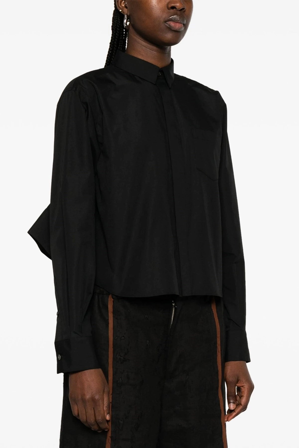 Sacai Women Flounced Shirt - 2