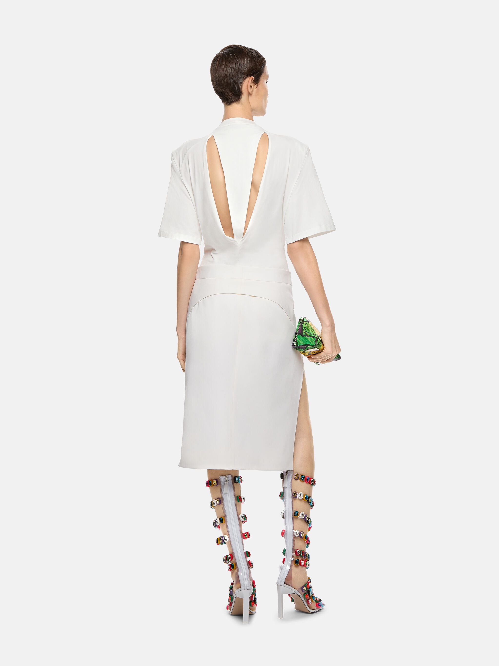 ''JEWEL'' WHITE T-SHIRT - 3