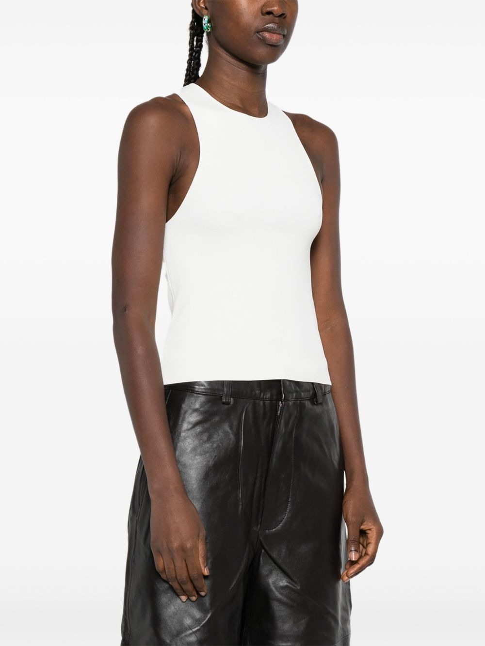 ribbed-knit cami top - 3