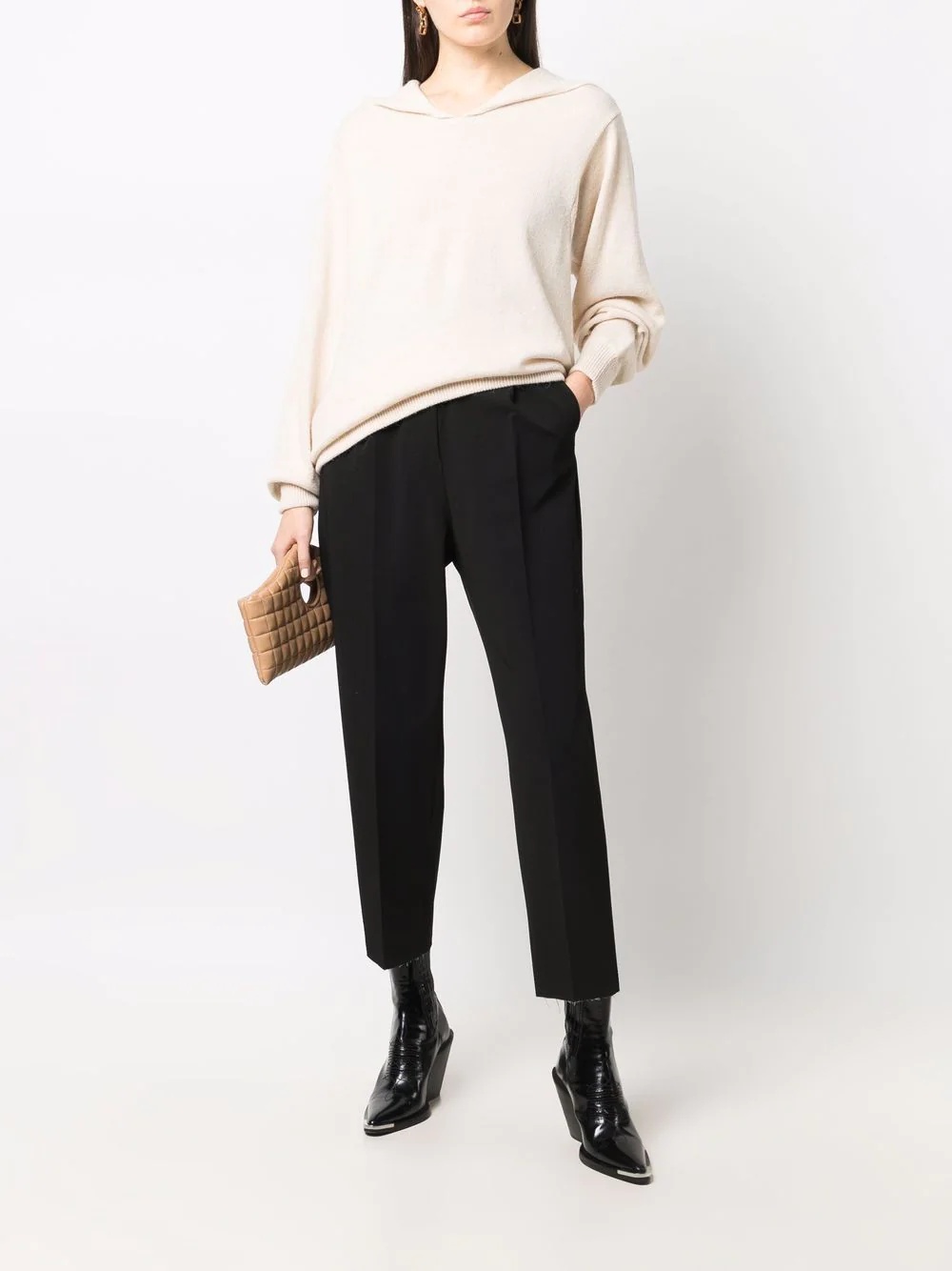 cropped tailored trousers - 2