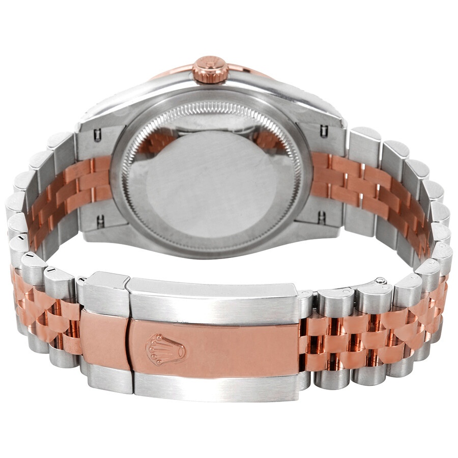 Rolex Datejust 36 White Dial Automatic Ladies Steel and 18k Everose Gold Jubilee Watch 126281WRJ - 3