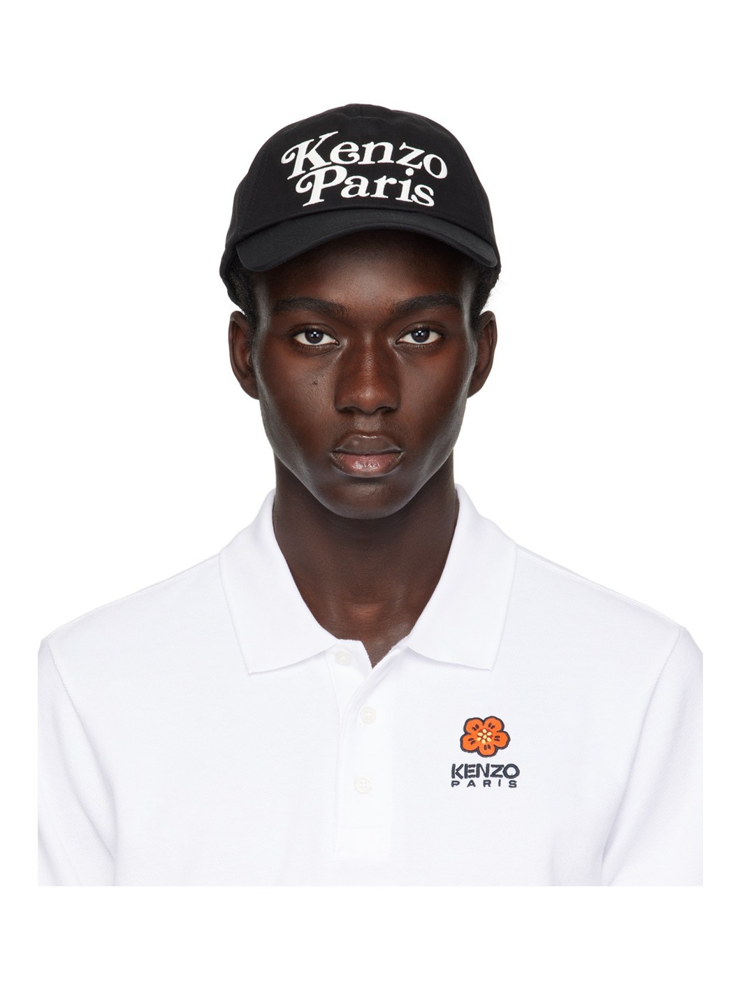 Black Kenzo Paris Utility Cap - 1