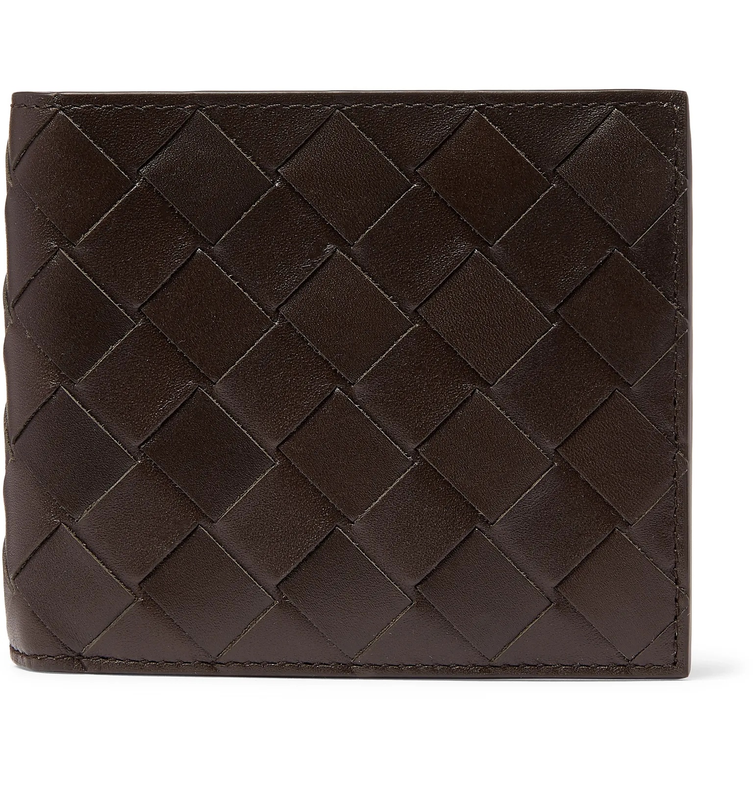 Intrecciato Leather Billfold Wallet - 5