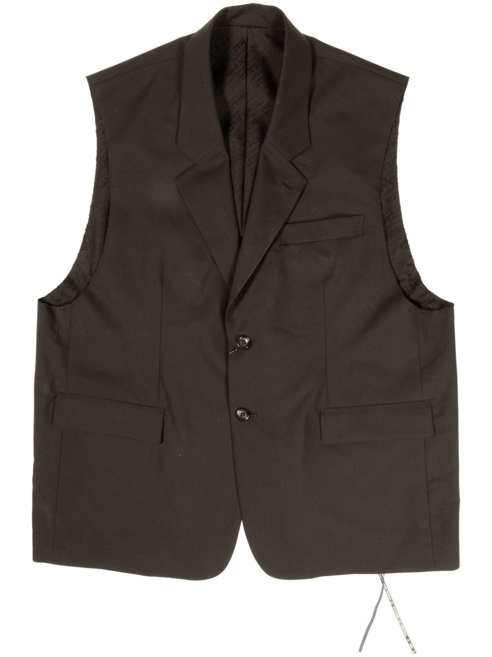 skull cotton waistcoat - 1