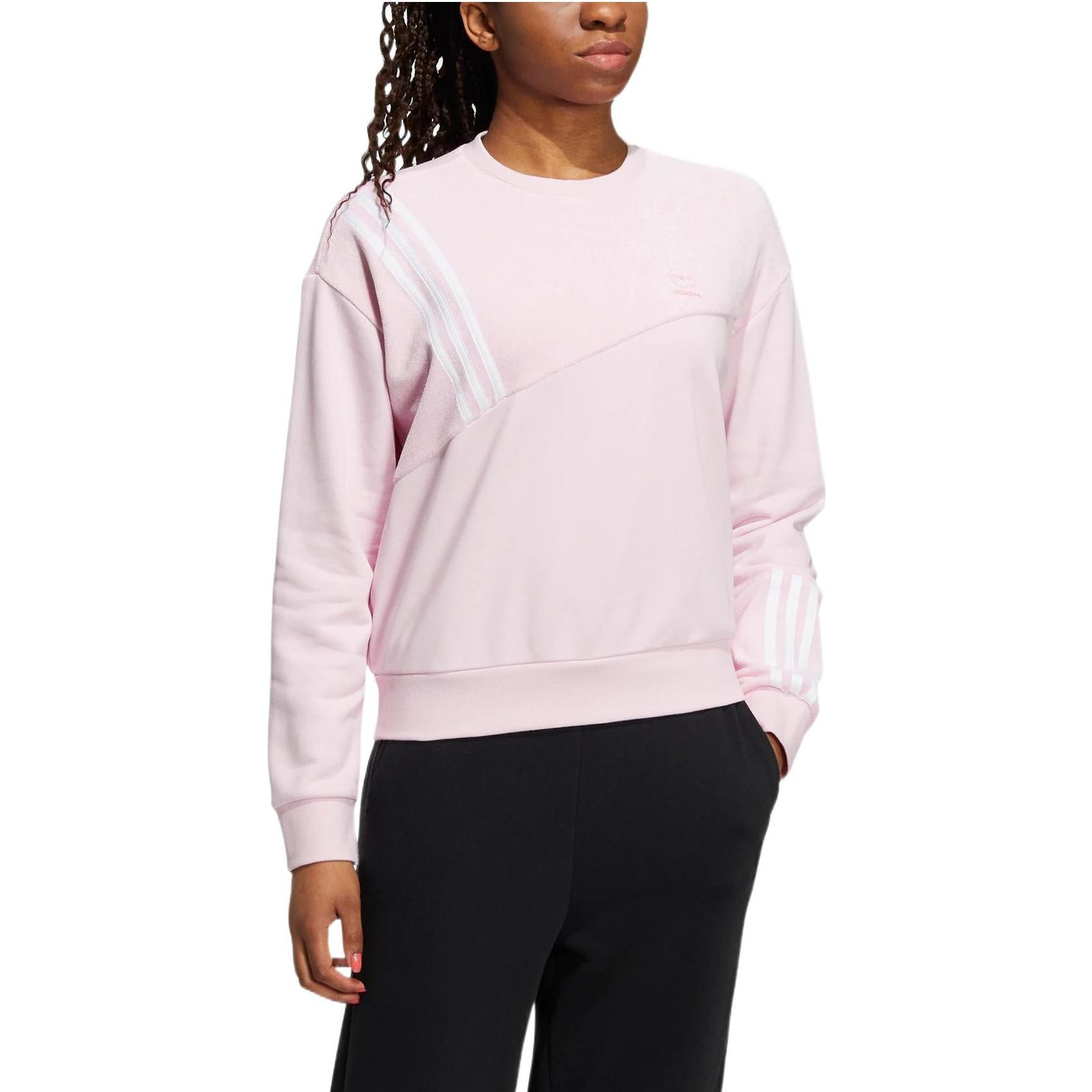 (WMNS) adidas neo Vibe Sweatshirt 'Pink' HN2371 - 2