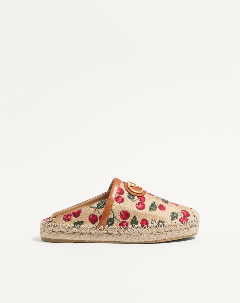 VLOGO SIGNATURE MULE WITH CHERRYFIC MOTIF 25MM 1