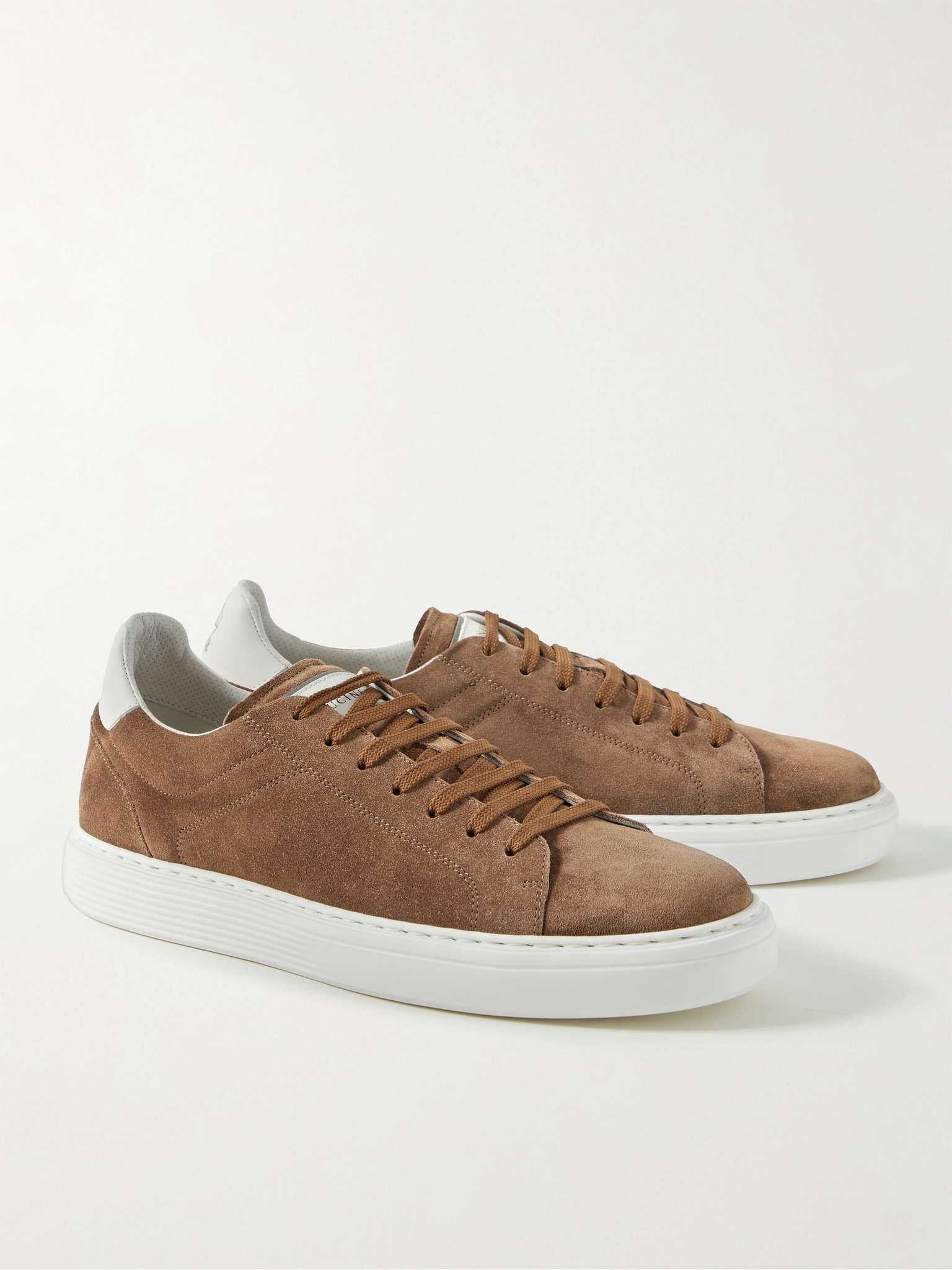 Brunello Cucinelli Urano Suede Sneakers | REVERSIBLE