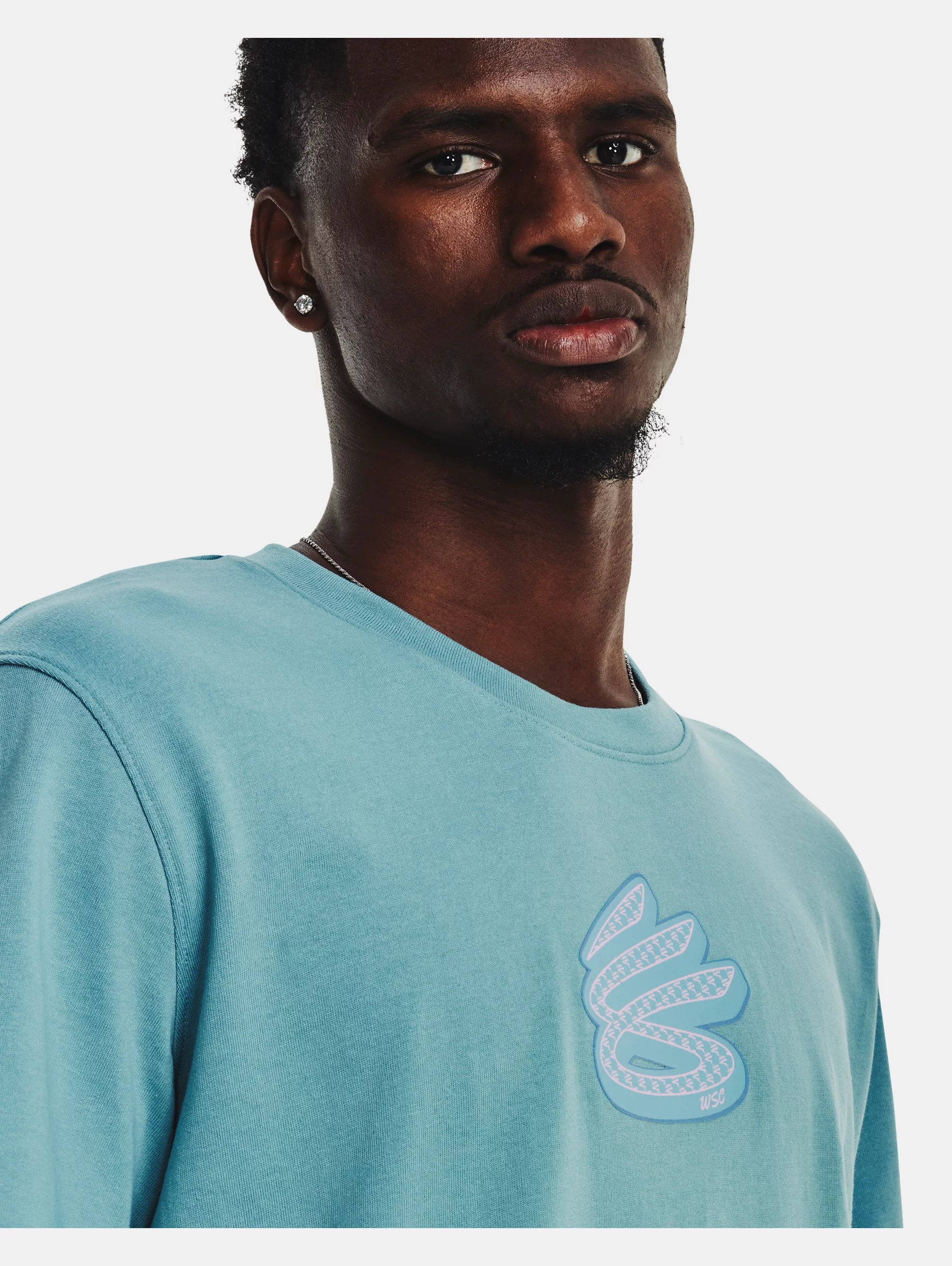 Men's Curry Logo Heavyweight Short Sleeve - 8