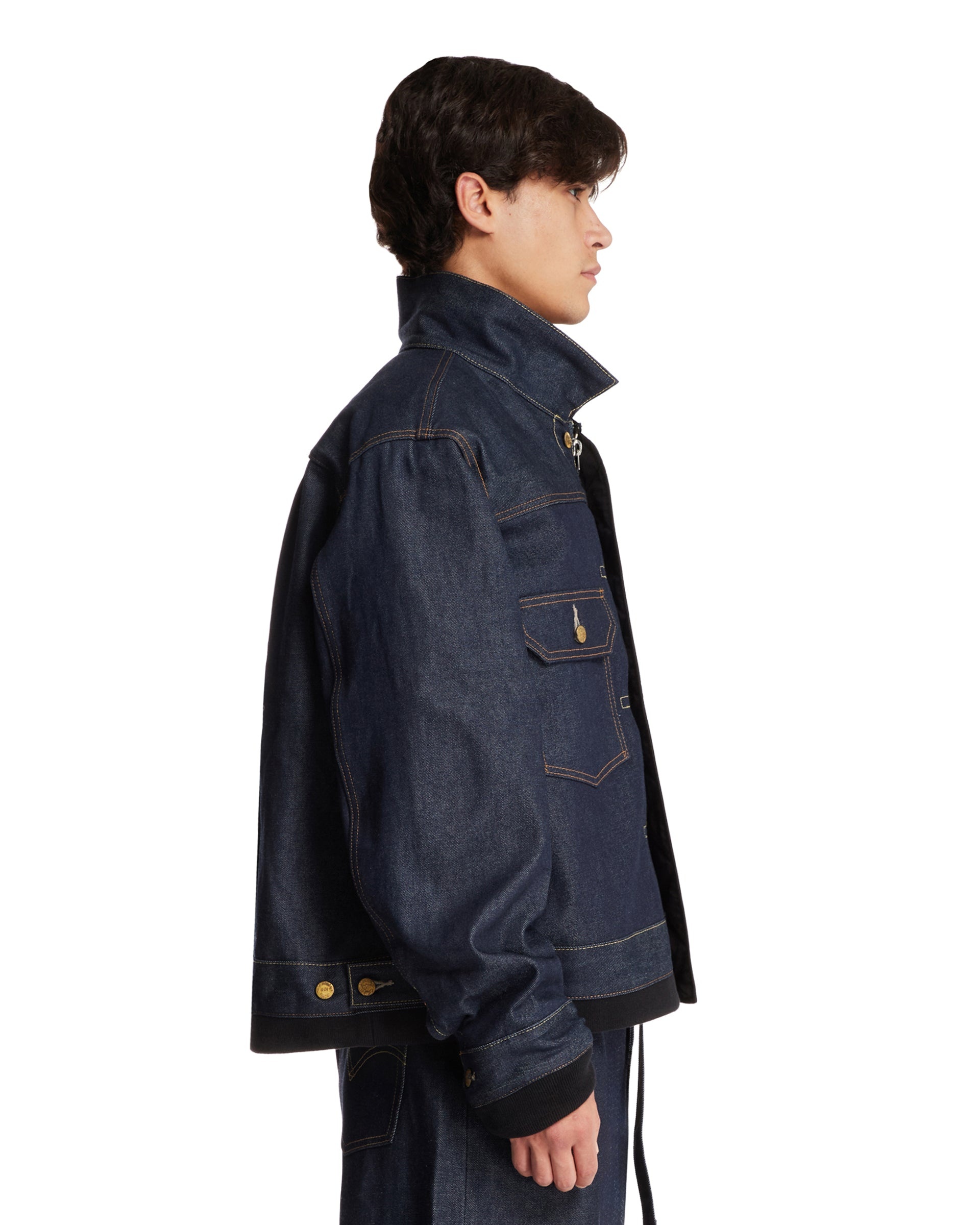 Levi's x Sacai Blue Reversible Blouson - 5