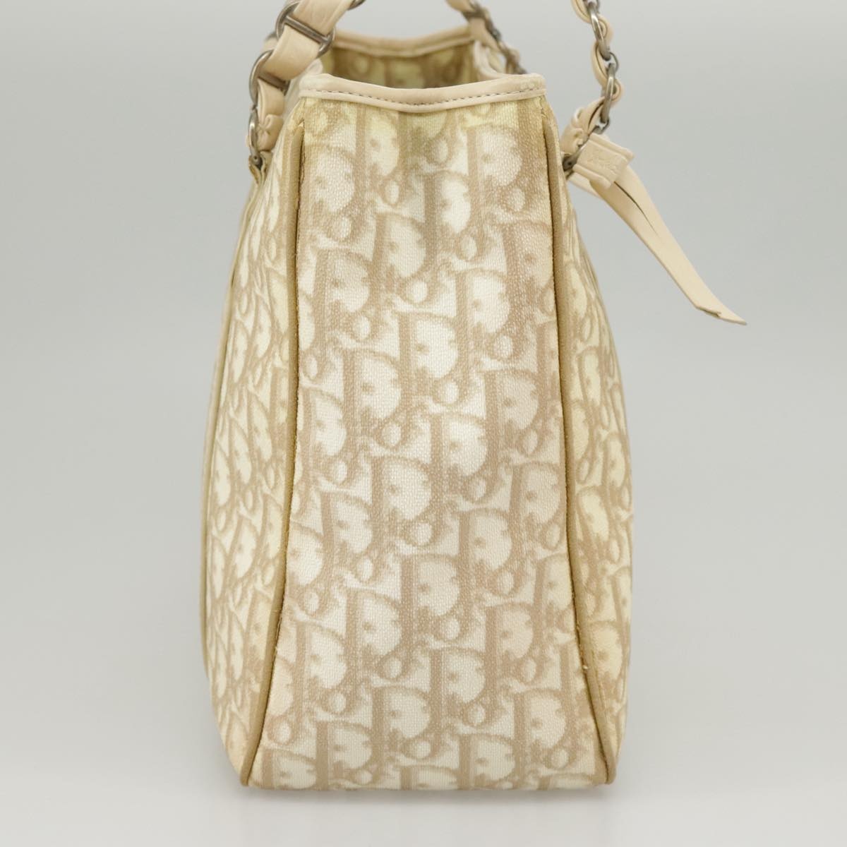 DIOR Trotter Romantic Hand Bag Beige - 5