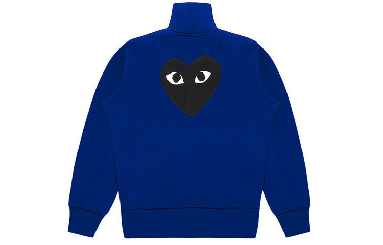 (WMNS) COMME des GARCONS PLAY Big Heart Zip Sweatshirt 'Navy' AZ-T255-051-2 - 2