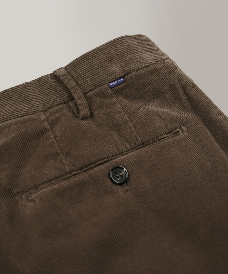 Regular fit corduroy trousers 8