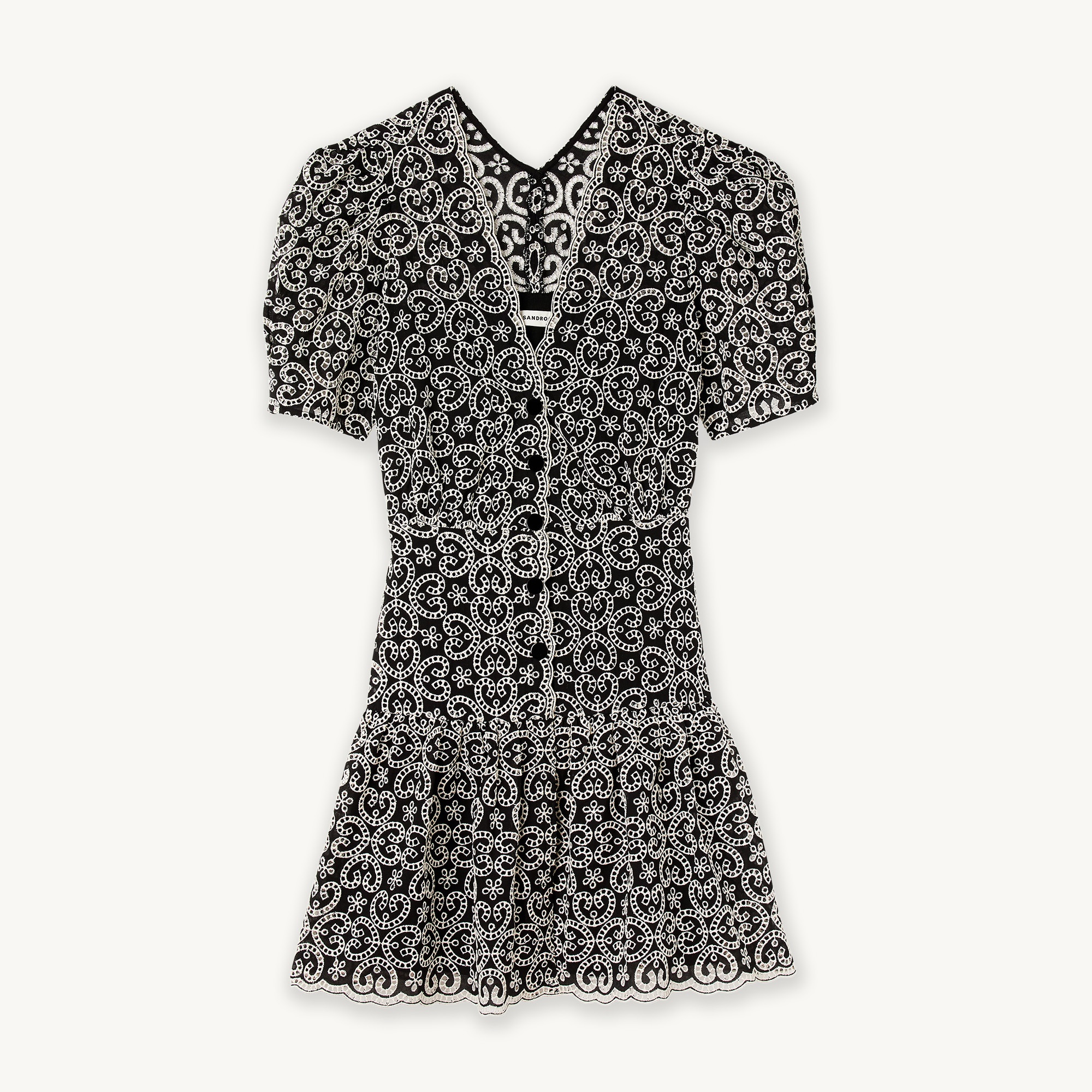 Short guipure dress - 1
