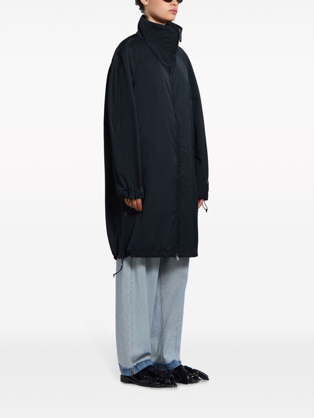 raglan-sleeve zip-up jacket - 3