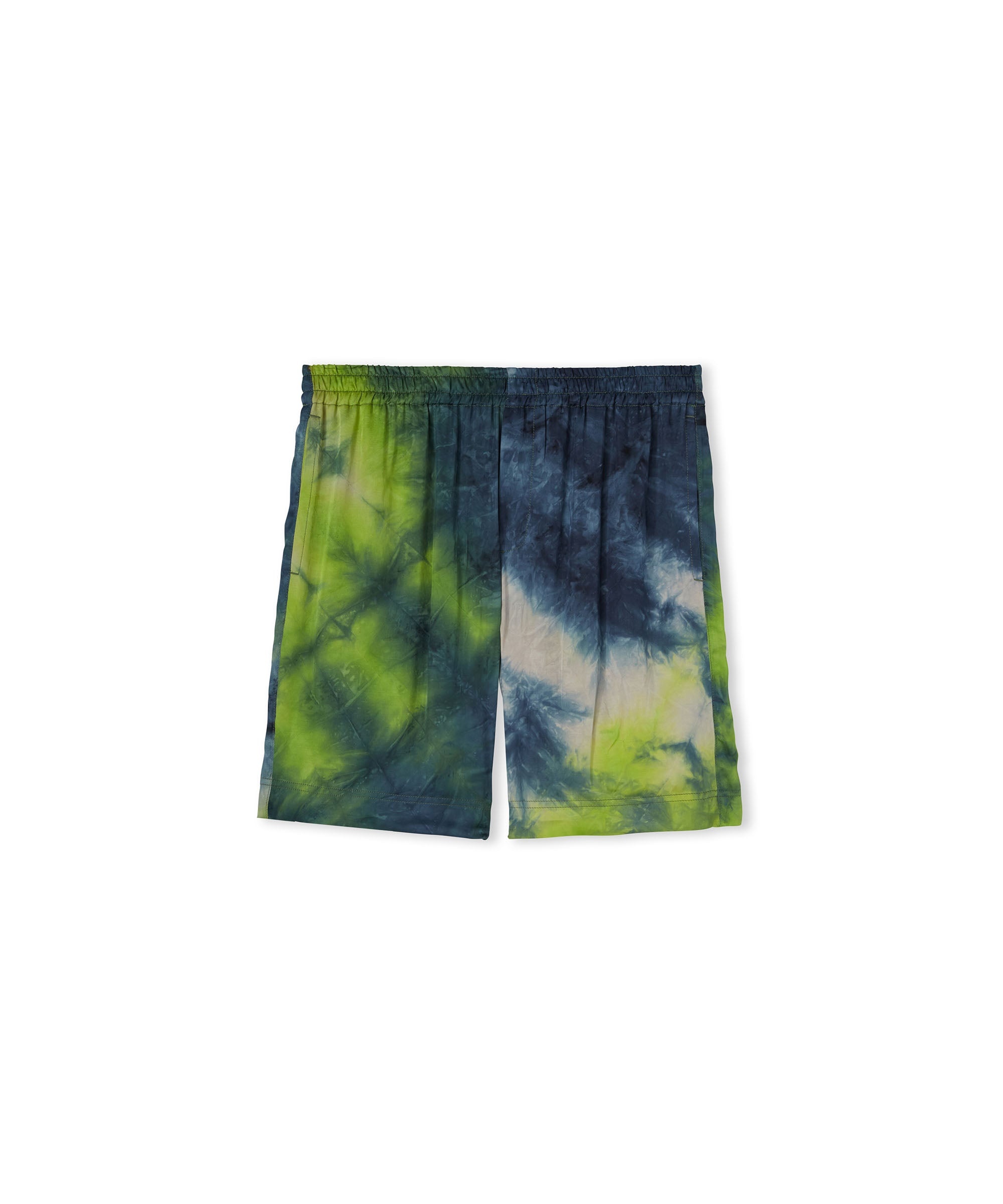 Viscose tie dye fluid Bermuda shorts - 1