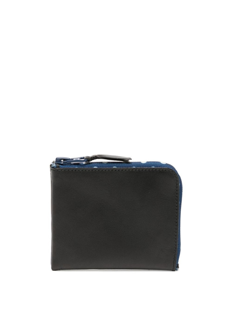 Comme Des Garçons polka dot zipped wallet outlook
