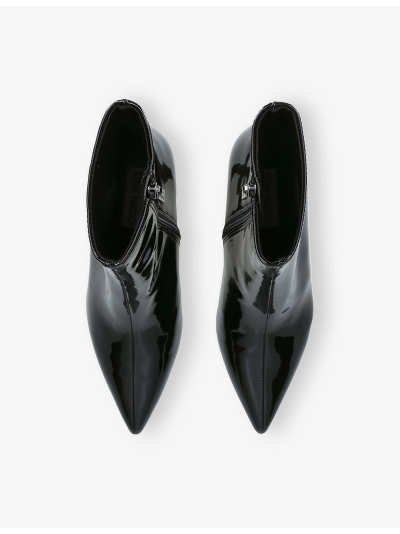 Lulah Patent-Leather Heeled Ankle Boots 2