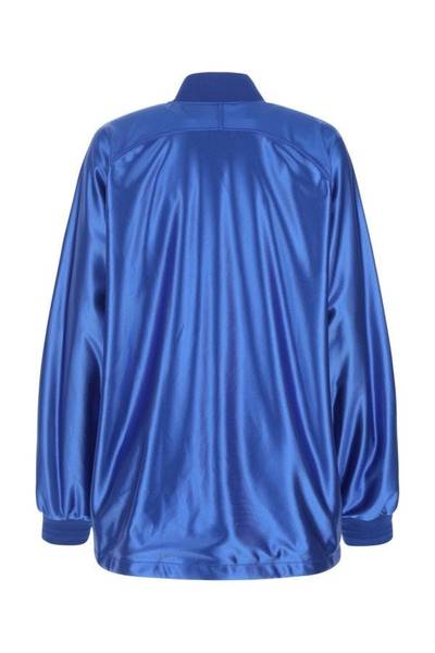 Khrisjoy Electric blue polyester oversize sweatshirt outlook