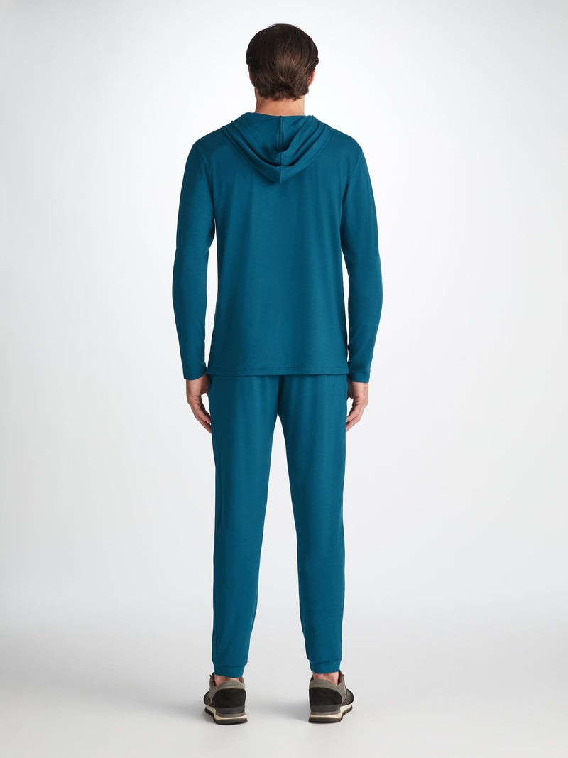 Men's Track Pants Basel Micro Modal Stretch Poseidon Blue 4