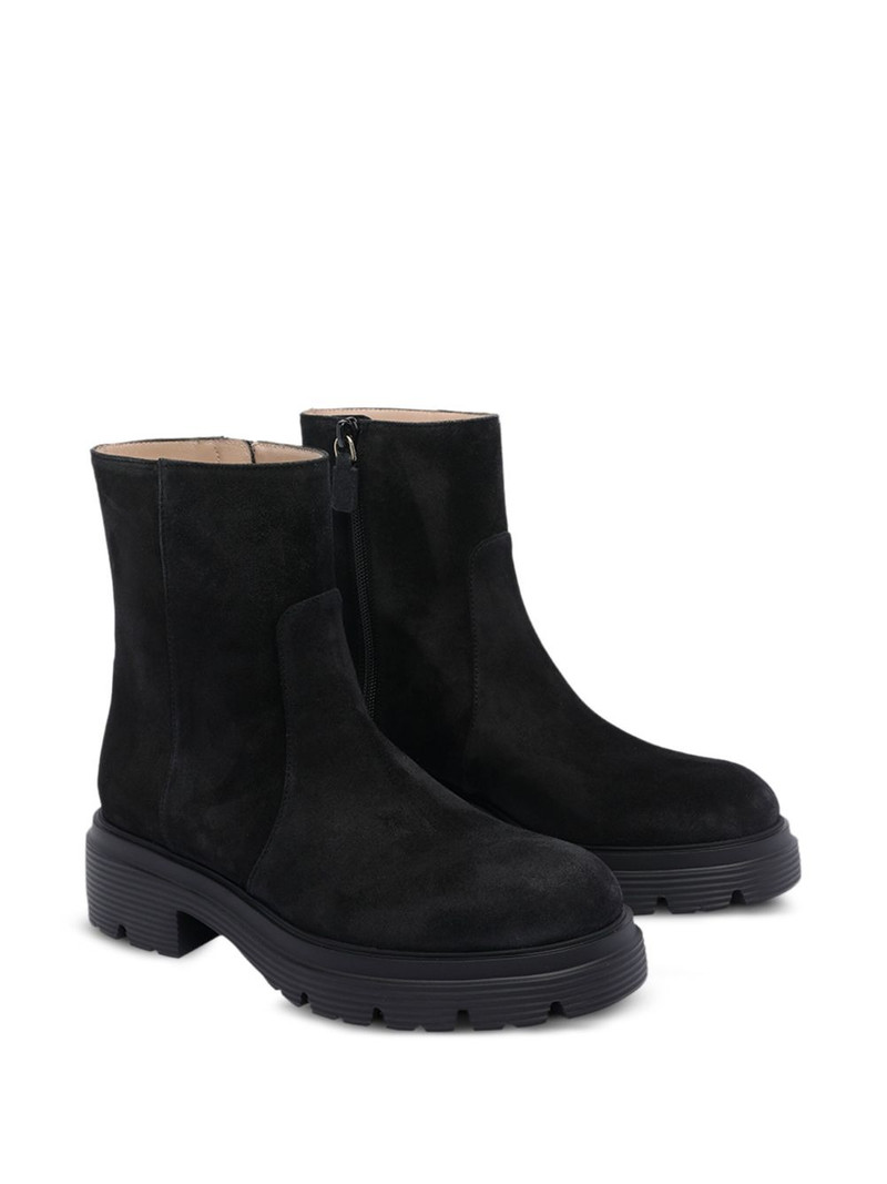 Stuart Weitzman zip-detail suede boots outlook