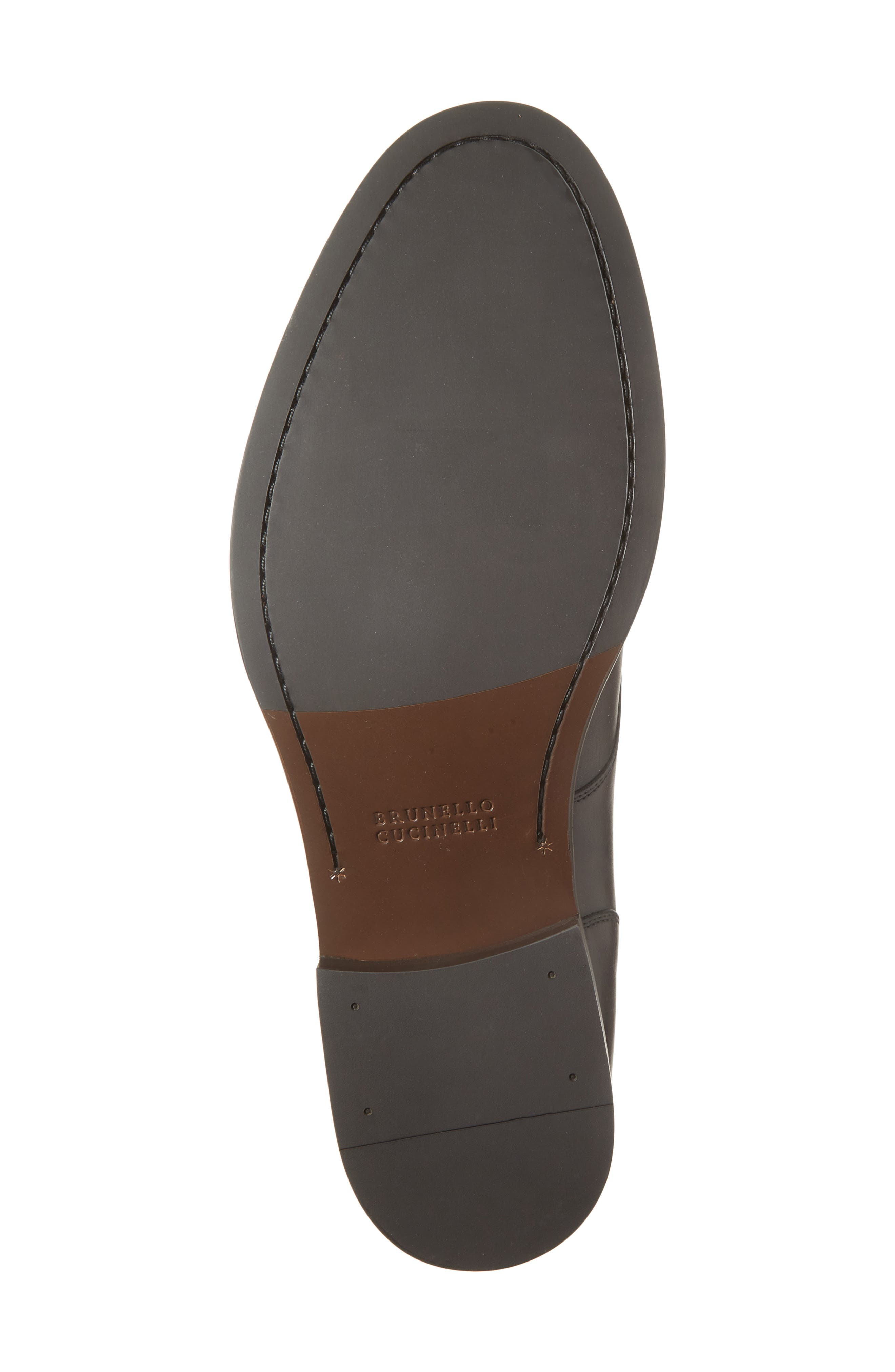 Brunello Cucinelli Apron Toe Derby in C4235 Dark Chili at Nordstrom - 6
