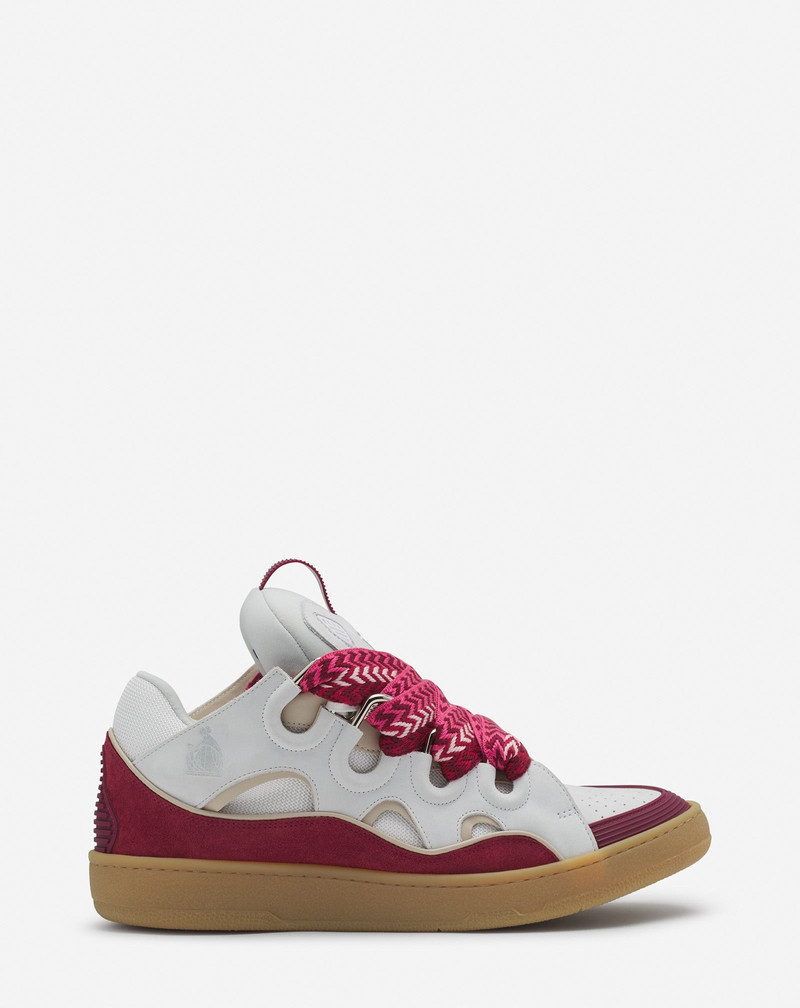 CURB LEATHER SNEAKERS - 1
