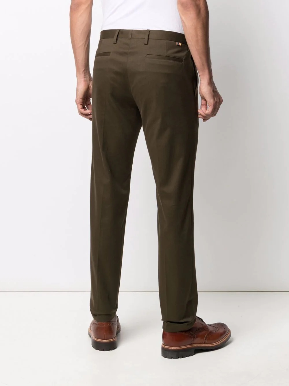 slim-fit tailored trousers - 4