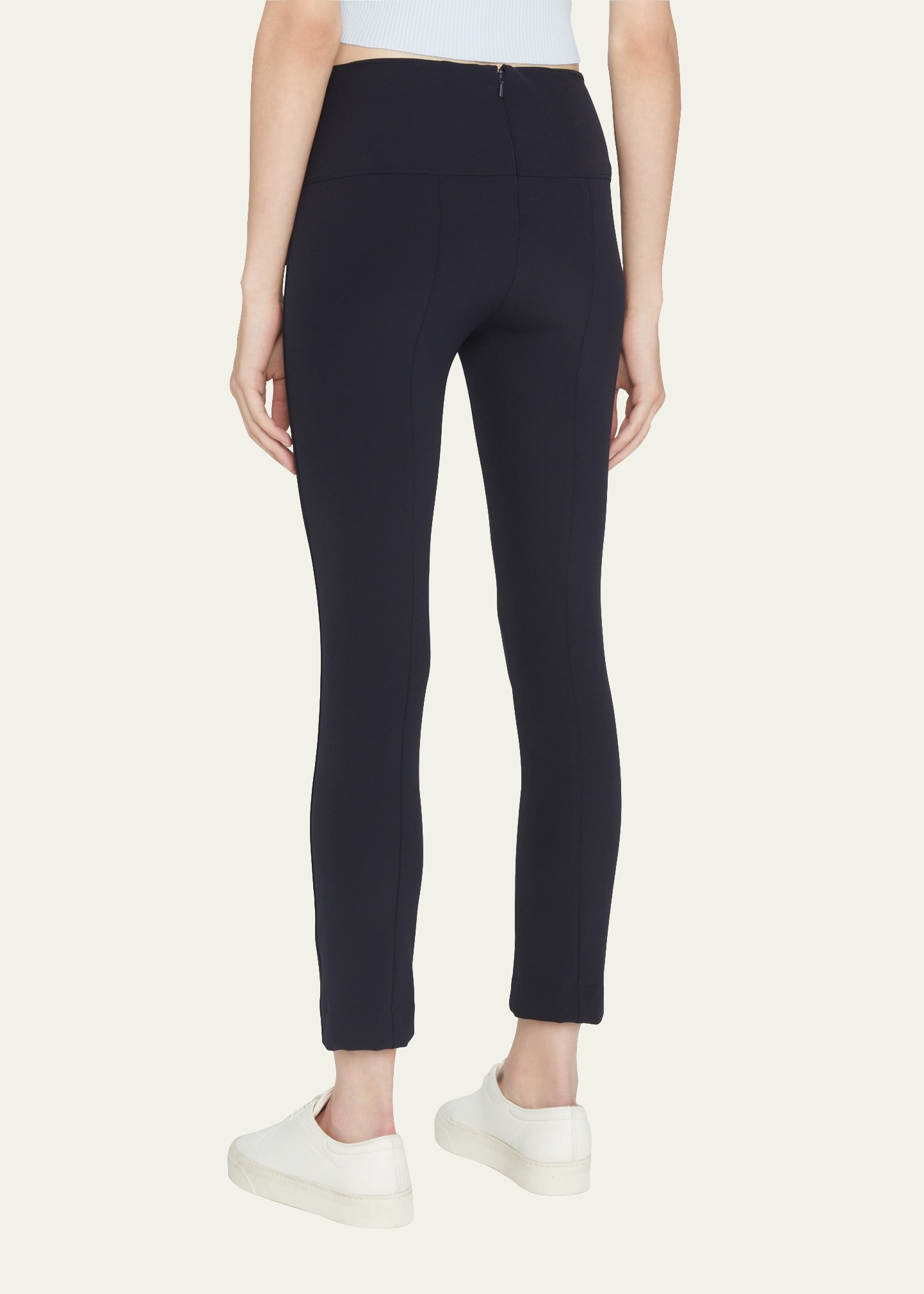 Zip-Back Scuba Leggings - 3