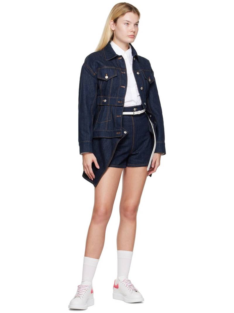 Alexander McQueen White & Pink Oversized Sneakers outlook
