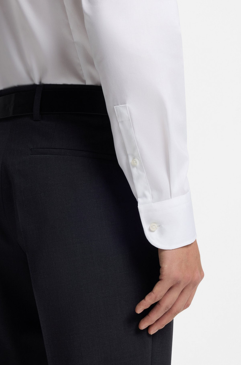 EASY-IRON SLIM-FIT SHIRT IN COTTON POPLIN 6