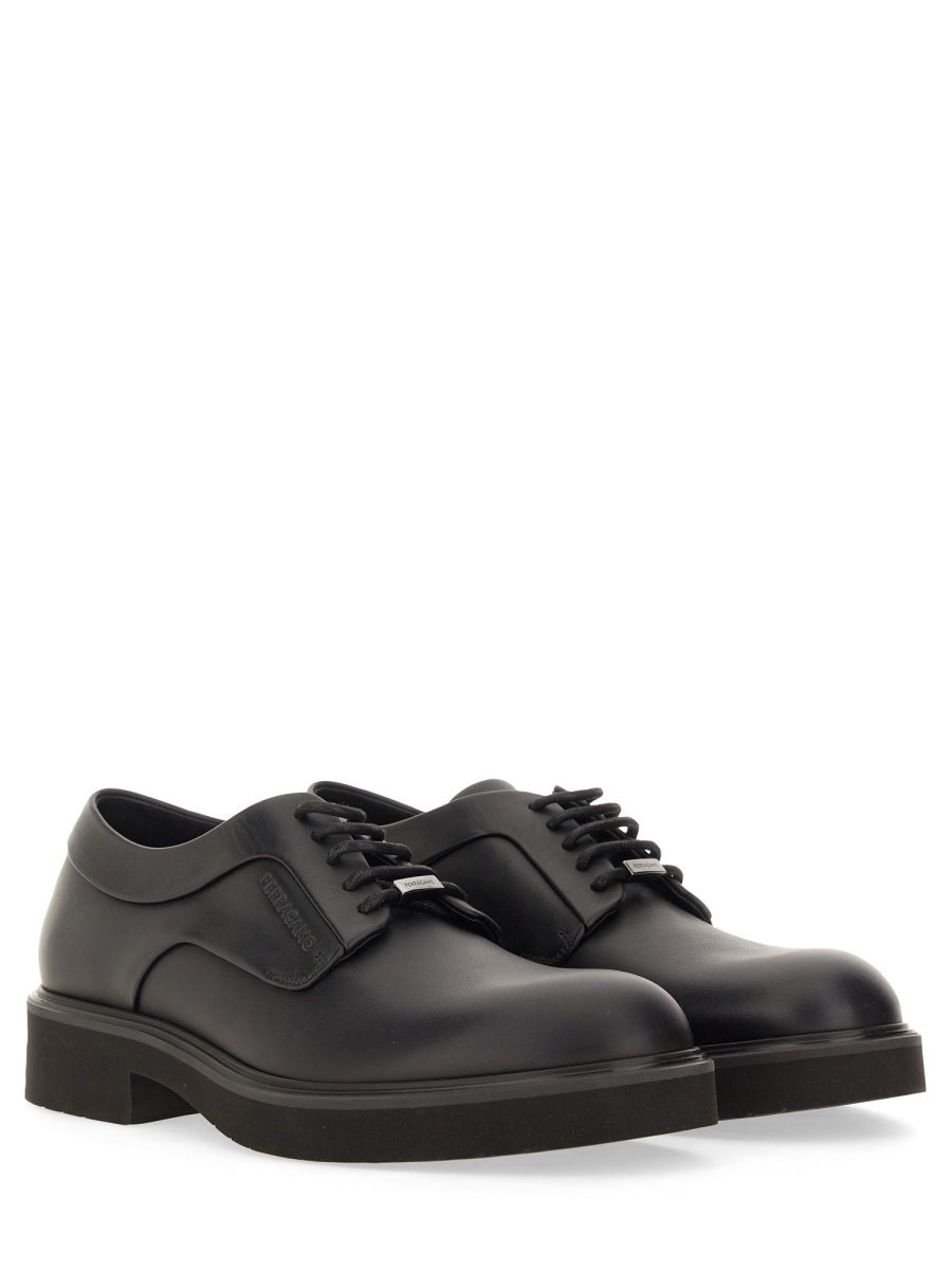 Ferragamo Men Derby With Ornament - 2