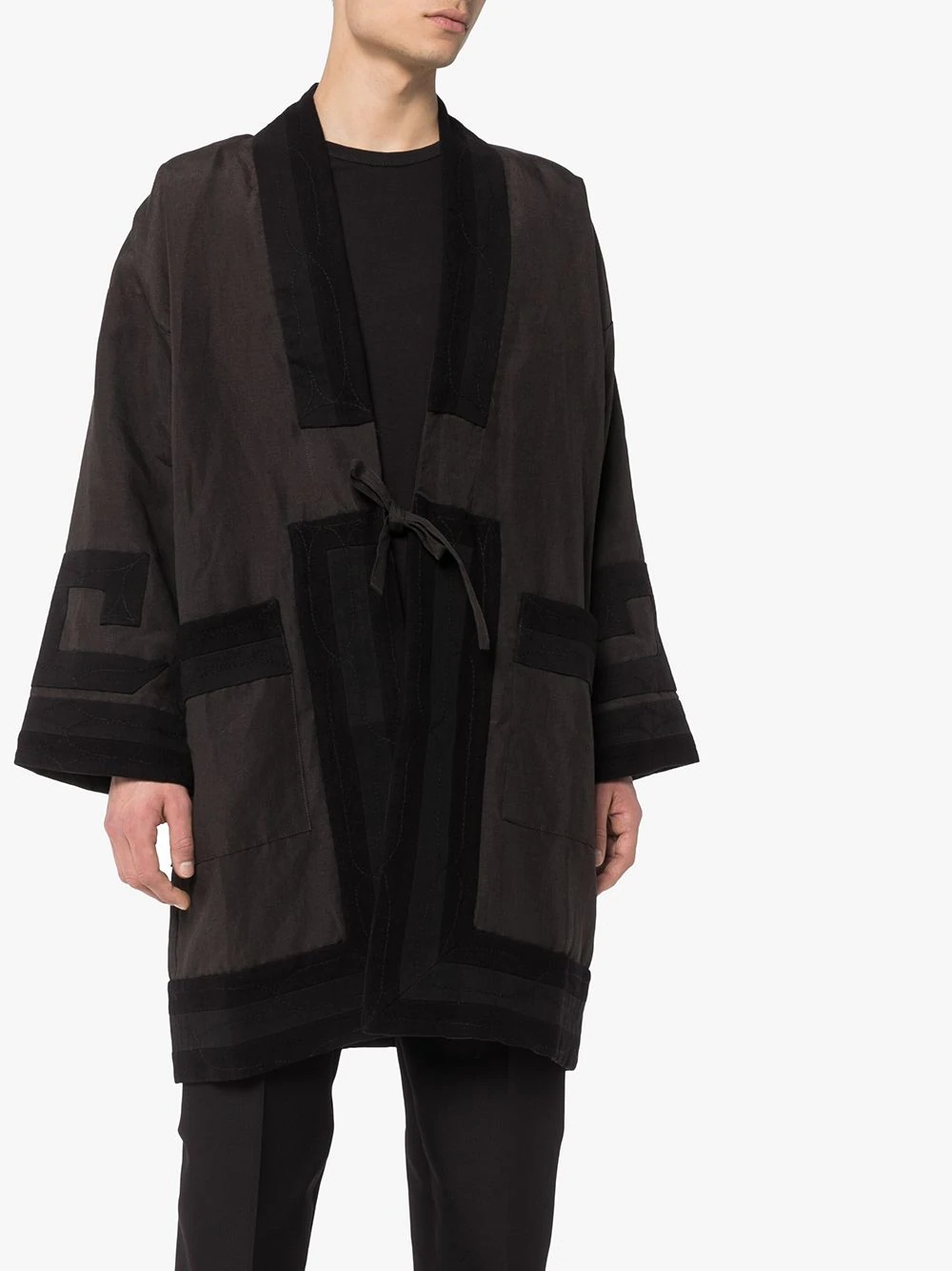 Ruunpe panelled kimono coat - 2