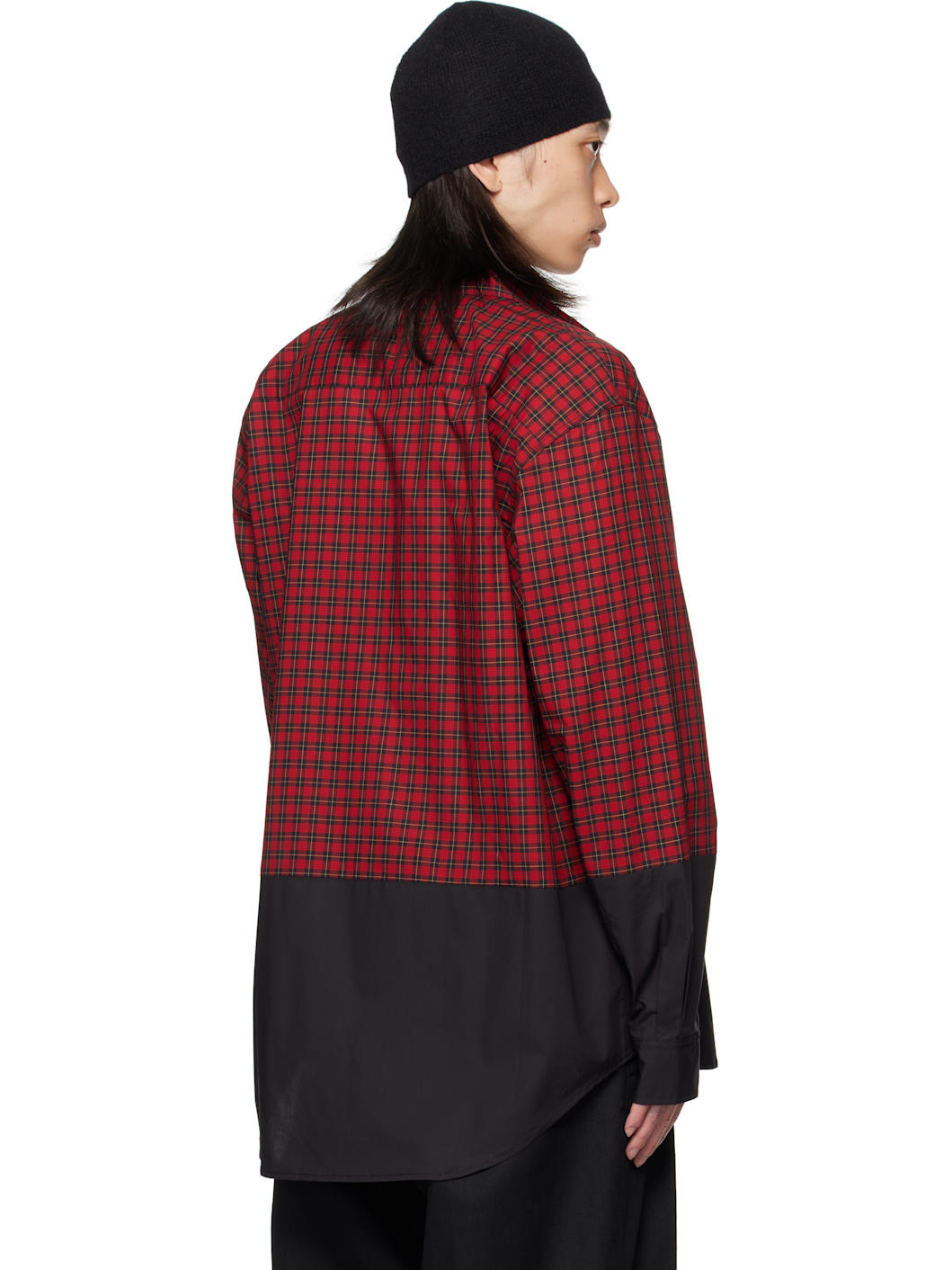 Red & Black Splitted Shirt - 3