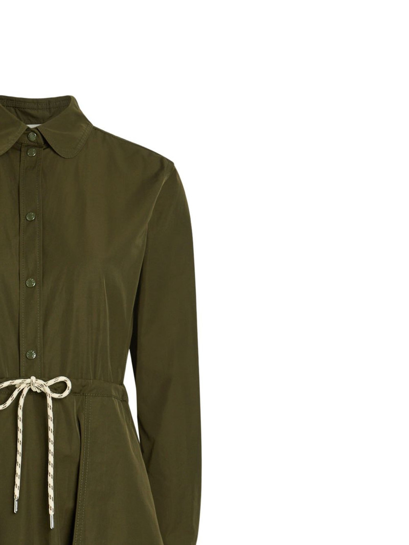 Moncler drawstring collared midi dress outlook