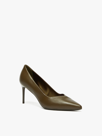 Max Mara PHYLLIS Nappa leather court shoes outlook